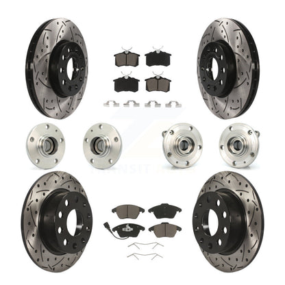 [Avant + Arrière] Kit d'ensemble roulement de roue et moyeu pour Volkswagen Jetta Beetle KBB-119968
