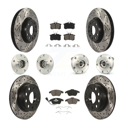 [Avant + Arrière] Kit d'ensemble roulement de roue et moyeu pour Volkswagen Jetta Beetle KBB-119969