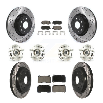 [Avant + Arrière] Kit d'ensemble roulement de roue et moyeu pour Cadillac CTS avec 18" Factory Wheels KBB-119975