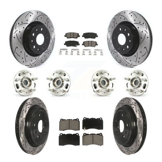 [Avant + Arrière] Kit d'ensemble roulement de roue et moyeu pour Cadillac CTS avec 18" Factory Wheels KBB-119975