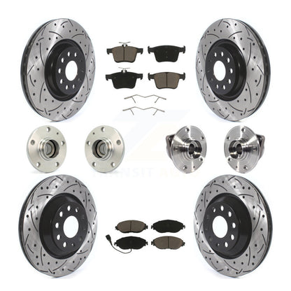 [Avant + Arrière] Kit d'ensemble roulement de roue et moyeu pour 2019-2020 Volkswagen Arteon FWD KBB-119987