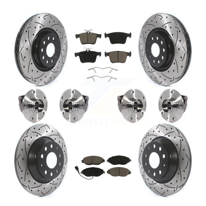 [Avant + Arrière] Kit d'ensemble roulement de roue et moyeu pour Volkswagen Tiguan KBB-119988