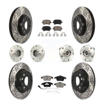 [Avant + Arrière] Kit d'ensemble roulement de roue et moyeu pour Volkswagen Tiguan Audi Q3 KBB-120003