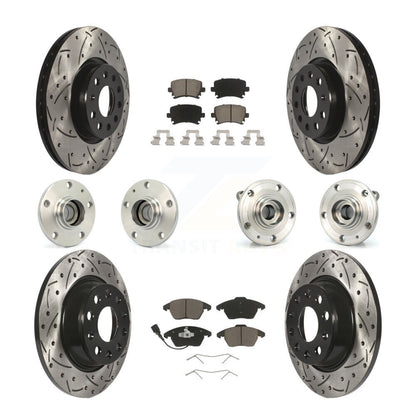 [Avant + Arrière] Kit d'ensemble roulement de roue et moyeu pour Volkswagen CC Passat KBB-120004