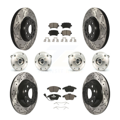 [Avant + Arrière] Kit d'ensemble roulement de roue et moyeu pour Volkswagen Passat Audi A3 Quattro KBB-120005