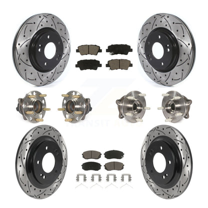 [Avant + Arrière] Kit d'ensemble roulement de roue et moyeu pour Kia Optima avec Electric Parking KBB-120014