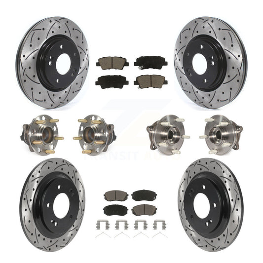 [Avant + Arrière] Kit d'ensemble roulement de roue et moyeu pour Kia Optima avec Electric Parking KBB-120014