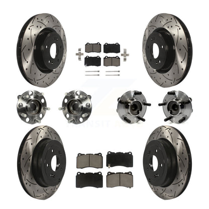 [Avant + Arrière] Kit d'ensemble roulement de roue et moyeu pour Hyundai Genesis Coupe KBB-120017