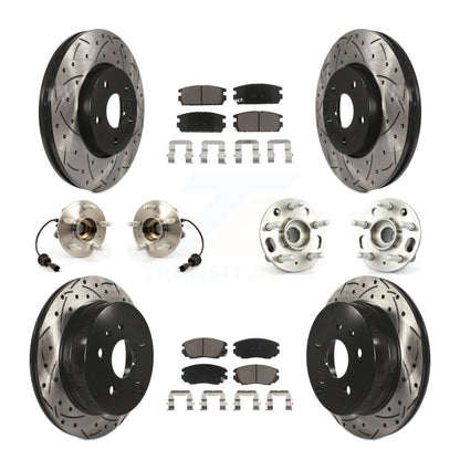 [Avant + Arrière] Kit d'ensemble roulement de roue et moyeu pour 2010-2017 Chevrolet Equinox GMC Terrain KBB-120020