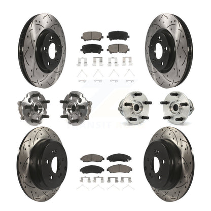 [Avant + Arrière] Kit d'ensemble roulement de roue et moyeu pour Honda Pilot Acura MDX ZDX KBB-120021