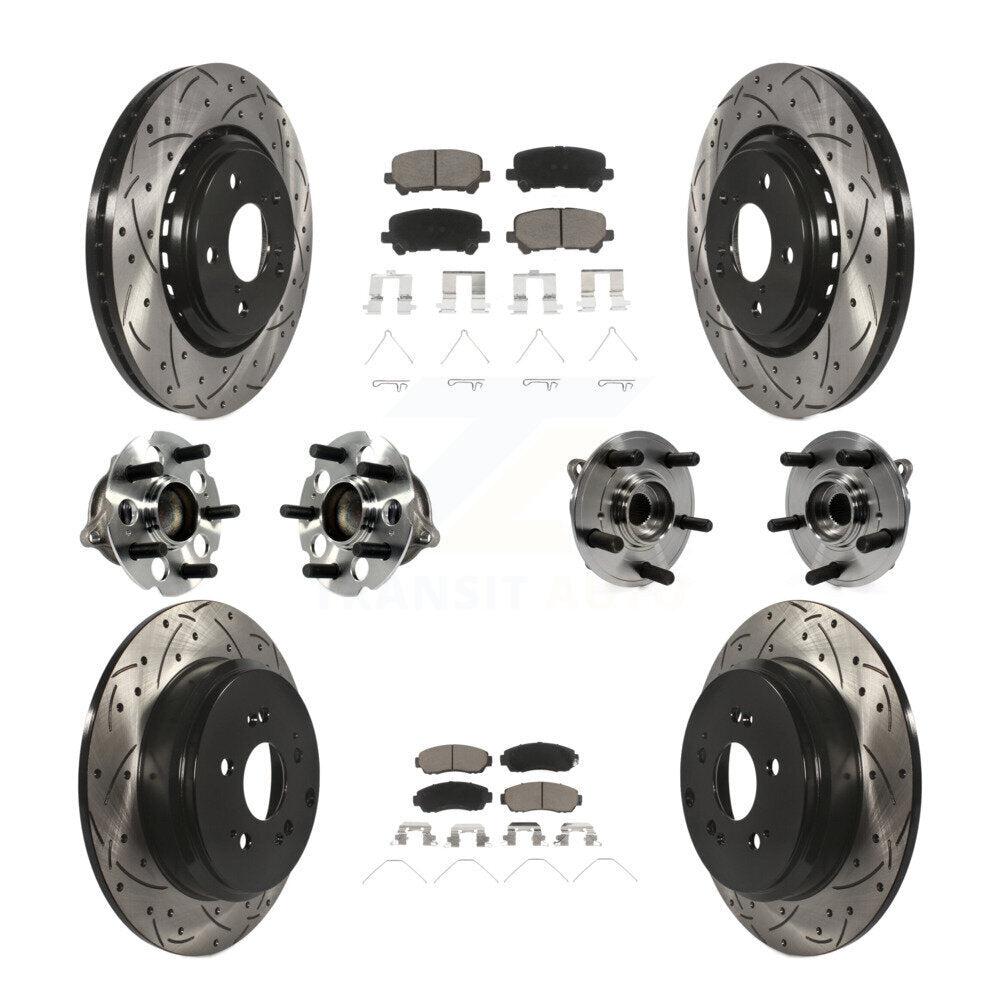 [Avant + Arrière] Kit d'ensemble roulement de roue et moyeu pour 2015-2017 Honda Odyssey KBB-120023