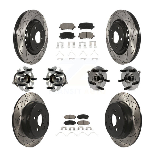 [Avant + Arrière] Kit d'ensemble roulement de roue et moyeu pour 2015-2017 Honda Odyssey KBB-120023