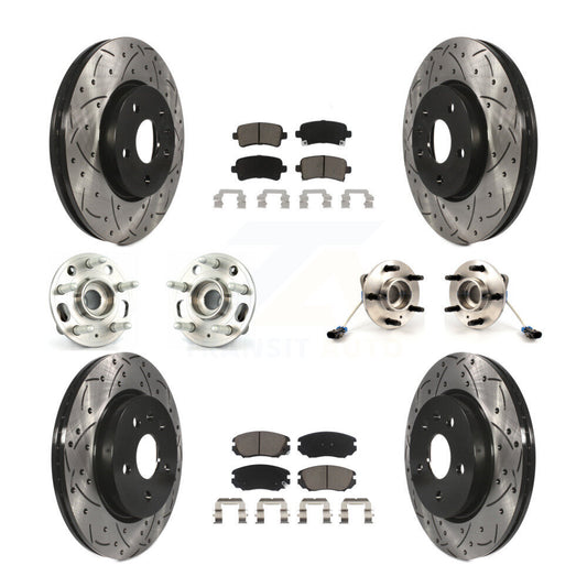 [Avant + Arrière] Kit d'ensemble roulement de roue et moyeu pour 2010 Buick Allure KBB-120067
