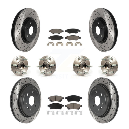 [Avant + Arrière] Kit d'ensemble roulement de roue et moyeu pour Cadillac SRX Saab 9-4X KBB-120068