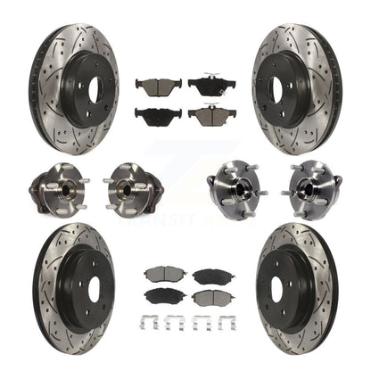 [Avant + Arrière] Kit d'ensemble roulement de roue et moyeu pour 2015 Subaru Legacy 2.5L KBB-120070
