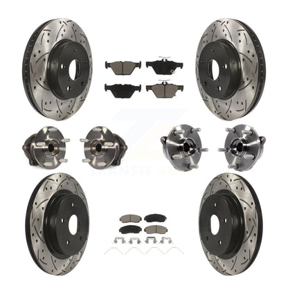 [Avant + Arrière] Kit d'ensemble roulement de roue et moyeu pour 2016-2019 Subaru Legacy 2.5L KBB-120071