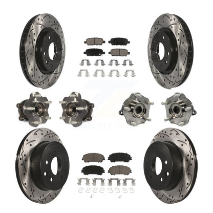 [Avant + Arrière] Kit d'ensemble roulement de roue et moyeu pour Nissan Rogue Sport Qashqai KBB-120075