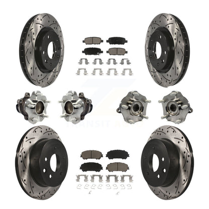[Avant + Arrière] Kit d'ensemble roulement de roue et moyeu pour Nissan Rogue Sport Qashqai KBB-120077