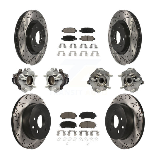 [Avant + Arrière] Kit d'ensemble roulement de roue et moyeu pour Nissan Rogue Sport Qashqai KBB-120077