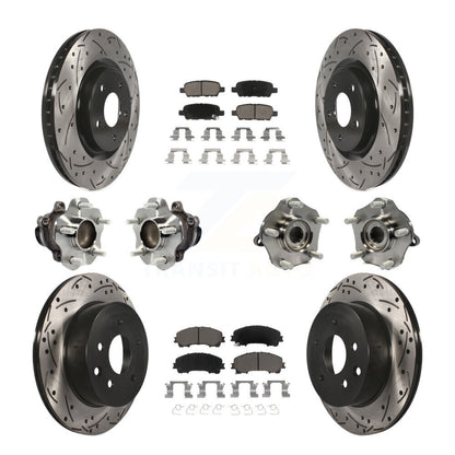 [Avant + Arrière] Kit d'ensemble roulement de roue et moyeu pour Nissan Rogue KBB-120078