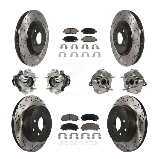 [Avant + Arrière] Kit d'ensemble roulement de roue et moyeu pour Nissan Rogue KBB-120078
