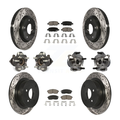 [Avant + Arrière] Kit d'ensemble roulement de roue et moyeu pour Nissan Sentra KBB-120080