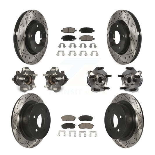 [Avant + Arrière] Kit d'ensemble roulement de roue et moyeu pour Nissan Sentra KBB-120080