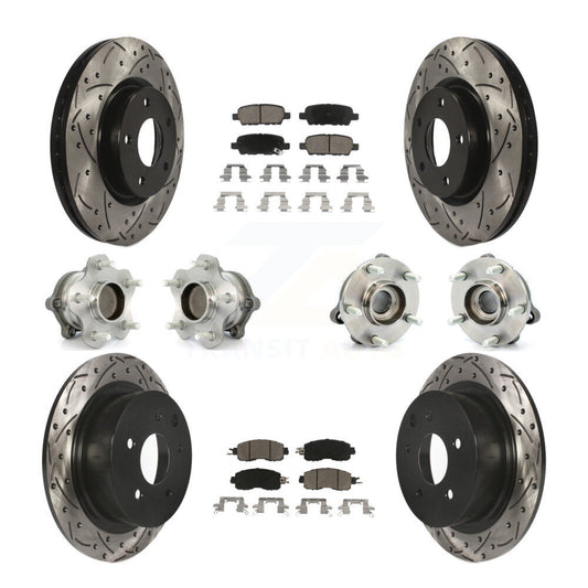 [Avant + Arrière] Kit d'ensemble roulement de roue et moyeu pour Nissan Altima KBB-120096
