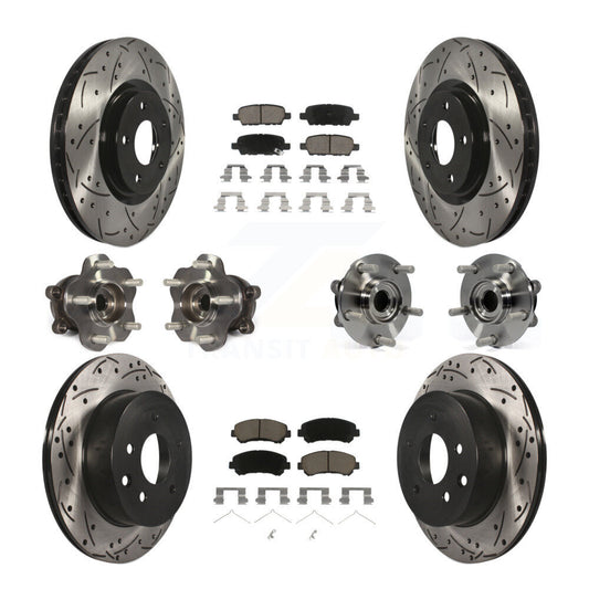 [Avant + Arrière] Kit d'ensemble roulement de roue et moyeu pour Nissan Juke KBB-120097