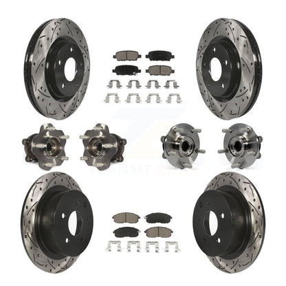 [Avant + Arrière] Kit d'ensemble roulement de roue et moyeu pour Nissan Juke KBB-120098