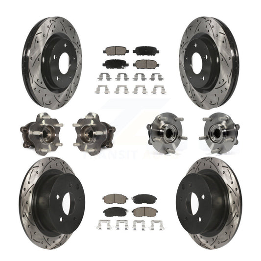 [Avant + Arrière] Kit d'ensemble roulement de roue et moyeu pour Nissan Juke KBB-120098