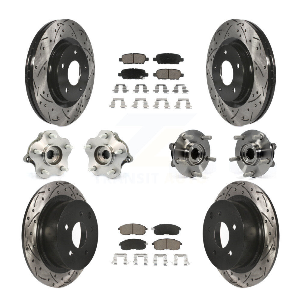 [Avant + Arrière] Kit d'ensemble roulement de roue et moyeu pour Nissan Juke KBB-120100
