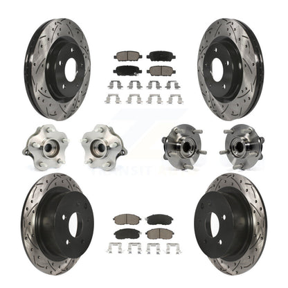 [Avant + Arrière] Kit d'ensemble roulement de roue et moyeu pour Nissan Juke KBB-120100