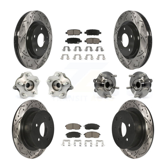 [Avant + Arrière] Kit d'ensemble roulement de roue et moyeu pour Nissan Juke KBB-120100