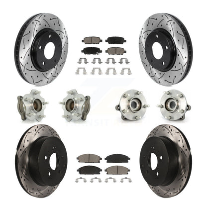 [Avant + Arrière] Kit d'ensemble roulement de roue et moyeu pour 2004-2009 Nissan Quest KBB-120101