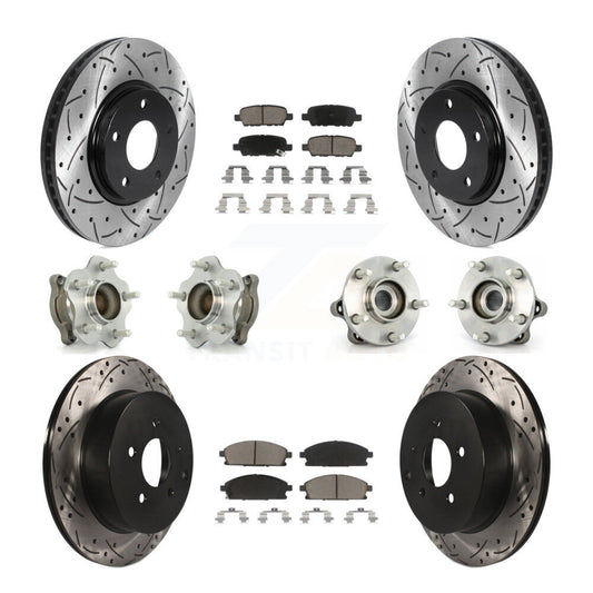 [Avant + Arrière] Kit d'ensemble roulement de roue et moyeu pour 2004-2009 Nissan Quest KBB-120101