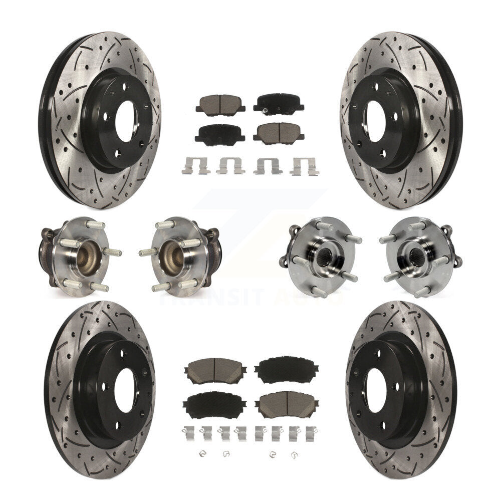[Avant + Arrière] Kit d'ensemble roulement de roue et moyeu pour Mazda 6 KBB-120109