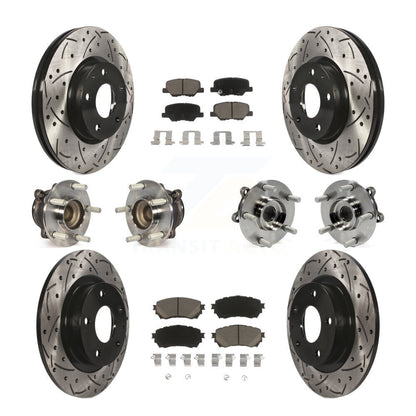 [Avant + Arrière] Kit d'ensemble roulement de roue et moyeu pour Mazda 6 KBB-120109