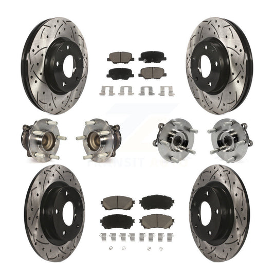 [Avant + Arrière] Kit d'ensemble roulement de roue et moyeu pour Mazda 6 KBB-120109