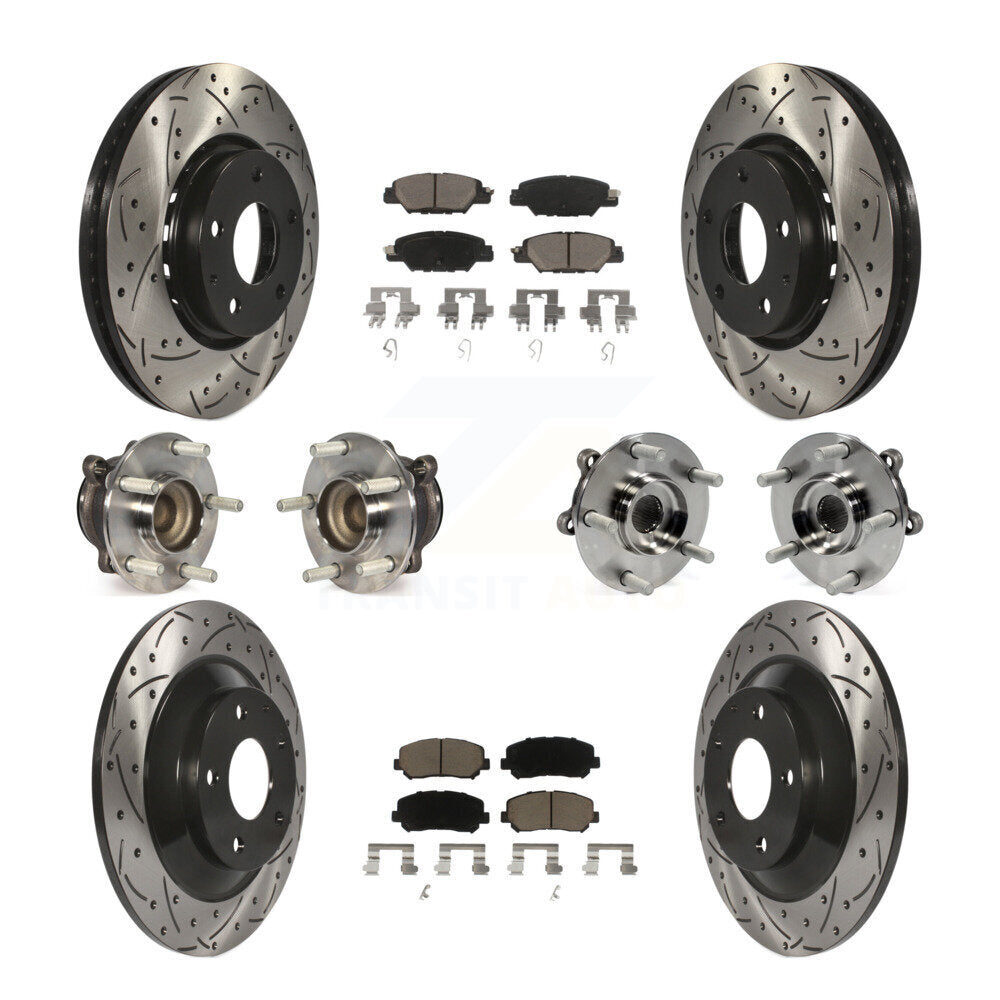 [Avant + Arrière] Kit d'ensemble roulement de roue et moyeu pour Mazda CX-5 KBB-120112