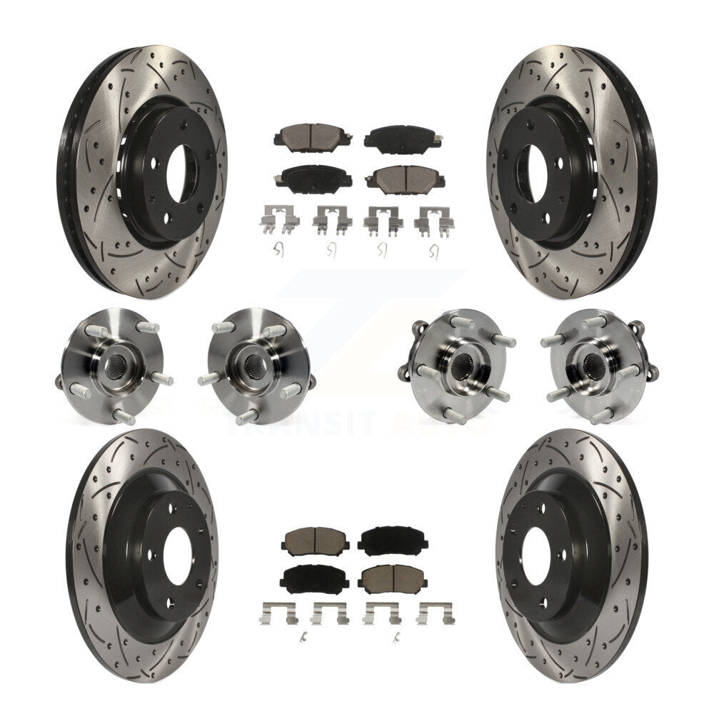 [Avant + Arrière] Kit d'ensemble roulement de roue et moyeu pour Mazda CX-5 KBB-120113