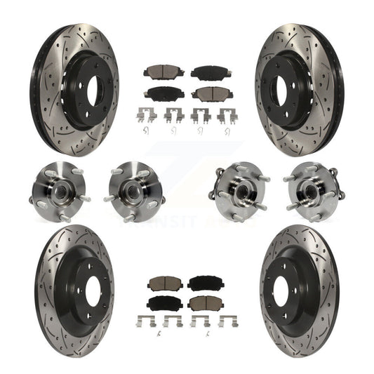 [Avant + Arrière] Kit d'ensemble roulement de roue et moyeu pour Mazda CX-5 KBB-120113
