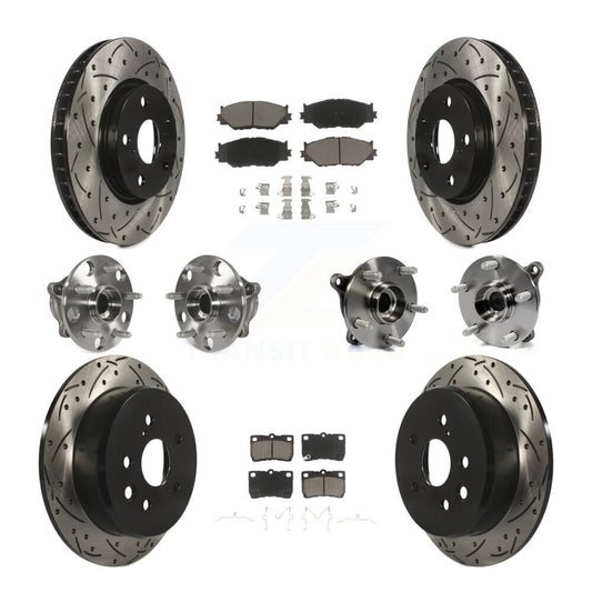 [Avant + Arrière] Kit d'ensemble roulement de roue et moyeu pour Lexus IS250 KBB-120114