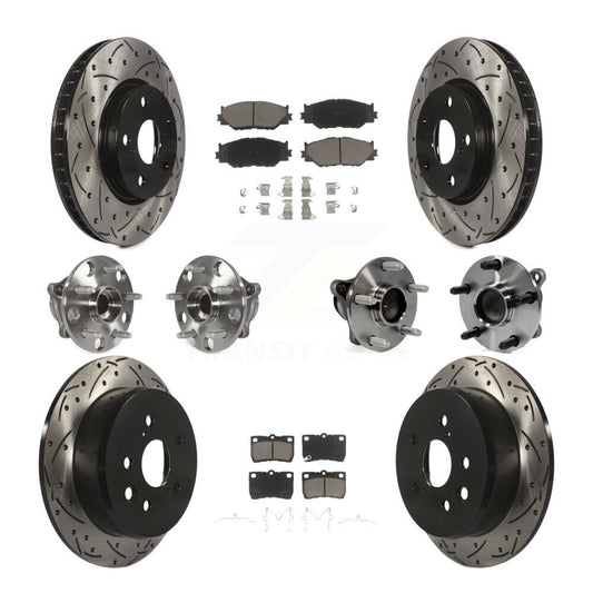 [Avant + Arrière] Kit d'ensemble roulement de roue et moyeu pour Lexus IS250 KBB-120115