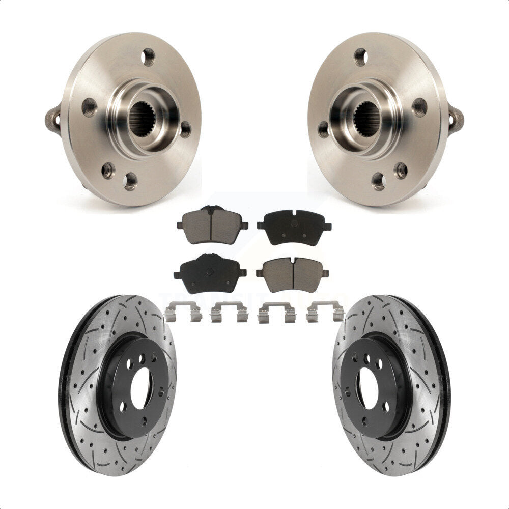 [Avant] Kit d'ensemble roulement de roue et moyeu pour 2014-2015 Mini Cooper Convertible Coupe 294mm Diameter Rotor KBB-120161