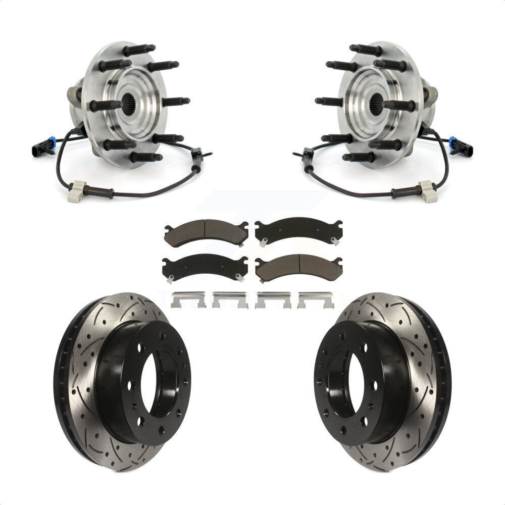 [Avant] Kit d'ensemble roulement de roue et moyeu pour Chevrolet Silverado 2500 HD GMC Sierra Hummer H2 Classic 1500 3500 Suburban Yukon XL Avalanche KBB-120170
