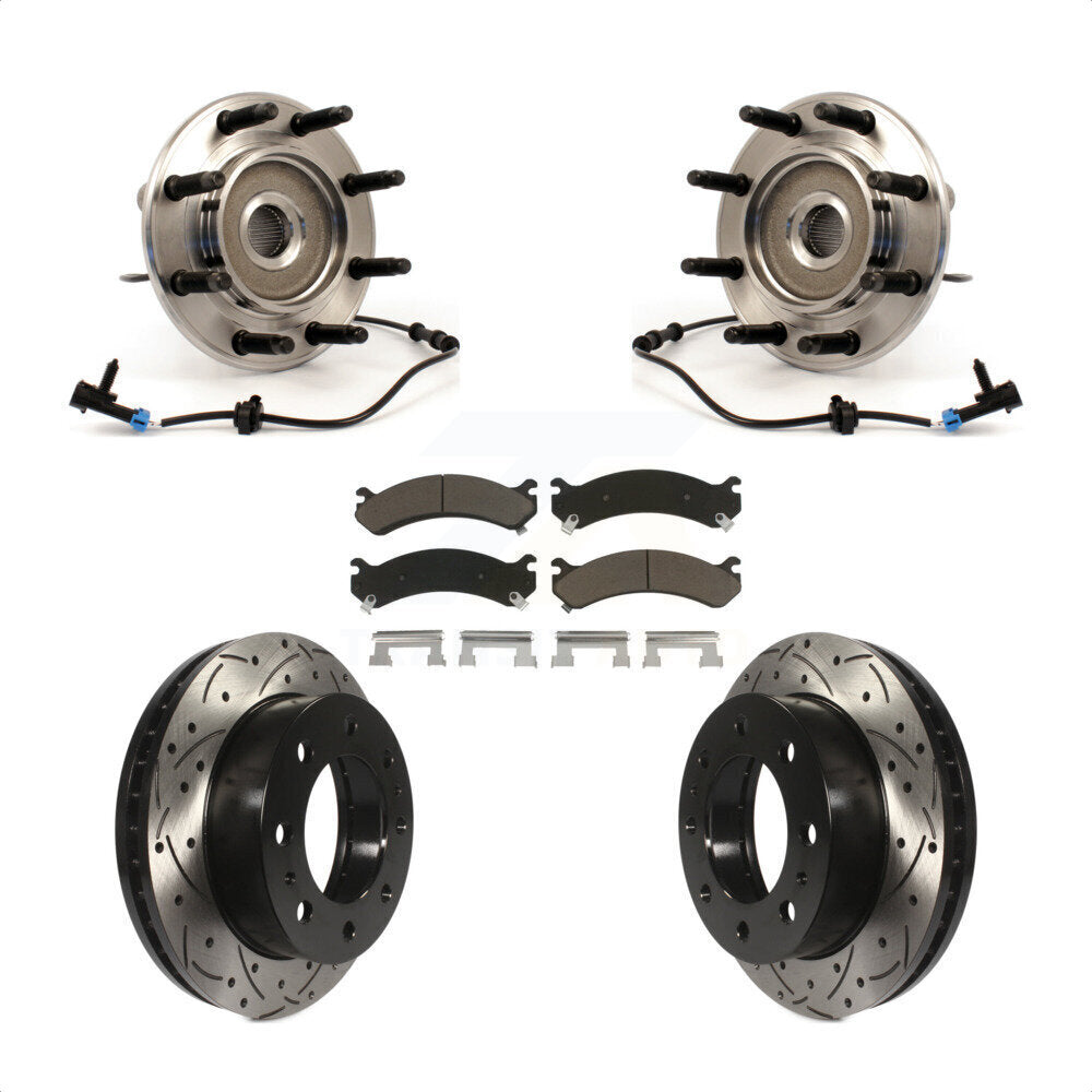 [Avant] Kit d'ensemble roulement de roue et moyeu pour Chevrolet Silverado 2500 HD GMC Sierra Suburban Hummer H2 Yukon XL KBB-120173