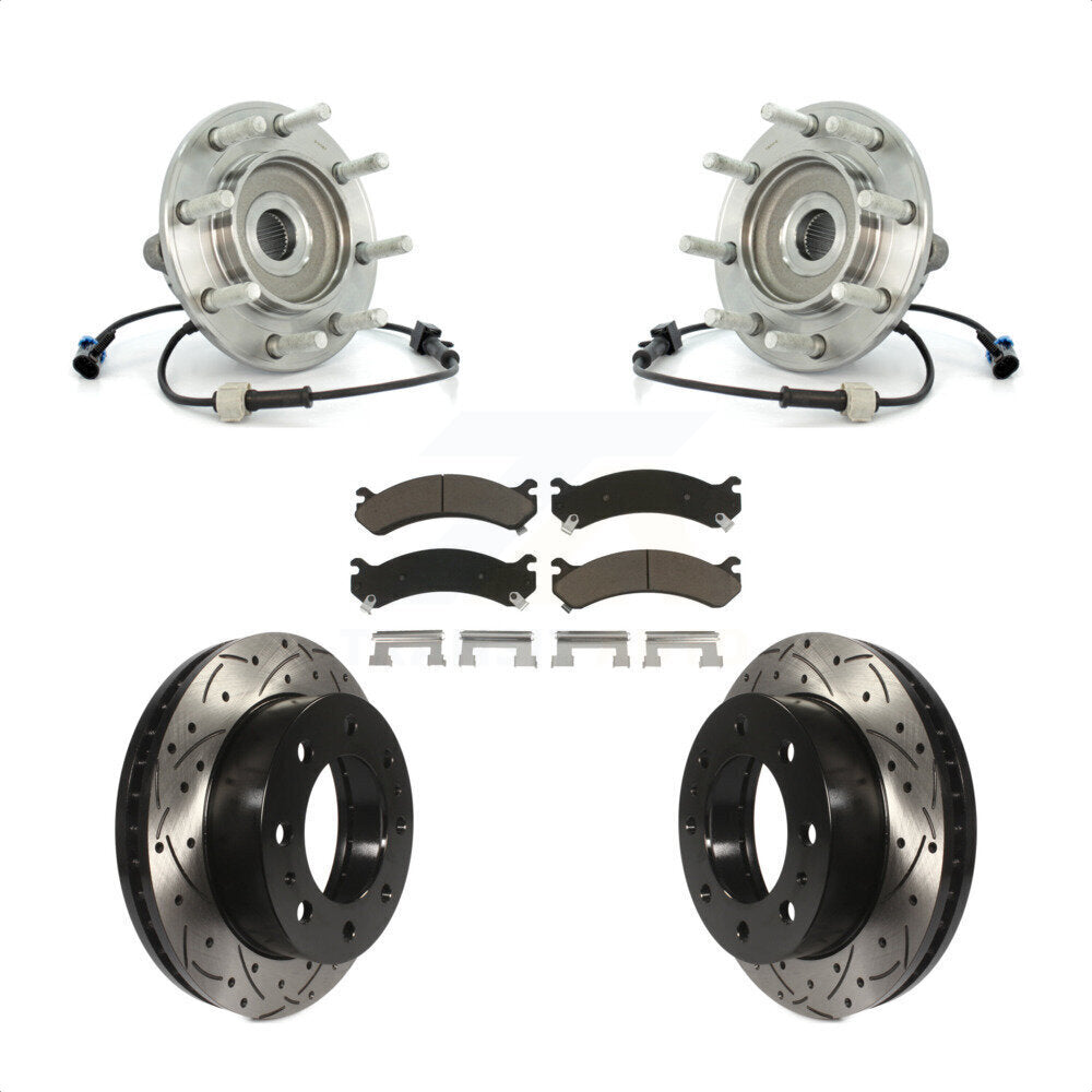 [Avant] Kit d'ensemble roulement de roue et moyeu pour Chevrolet Silverado 3500 GMC Sierra Classic RWD KBB-120174