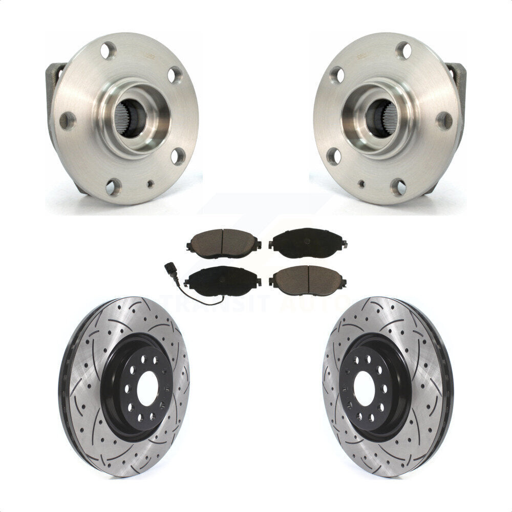 [Avant] Kit d'ensemble roulement de roue et moyeu pour Volkswagen Golf R Audi S3 KBB-120223 par Transit Auto