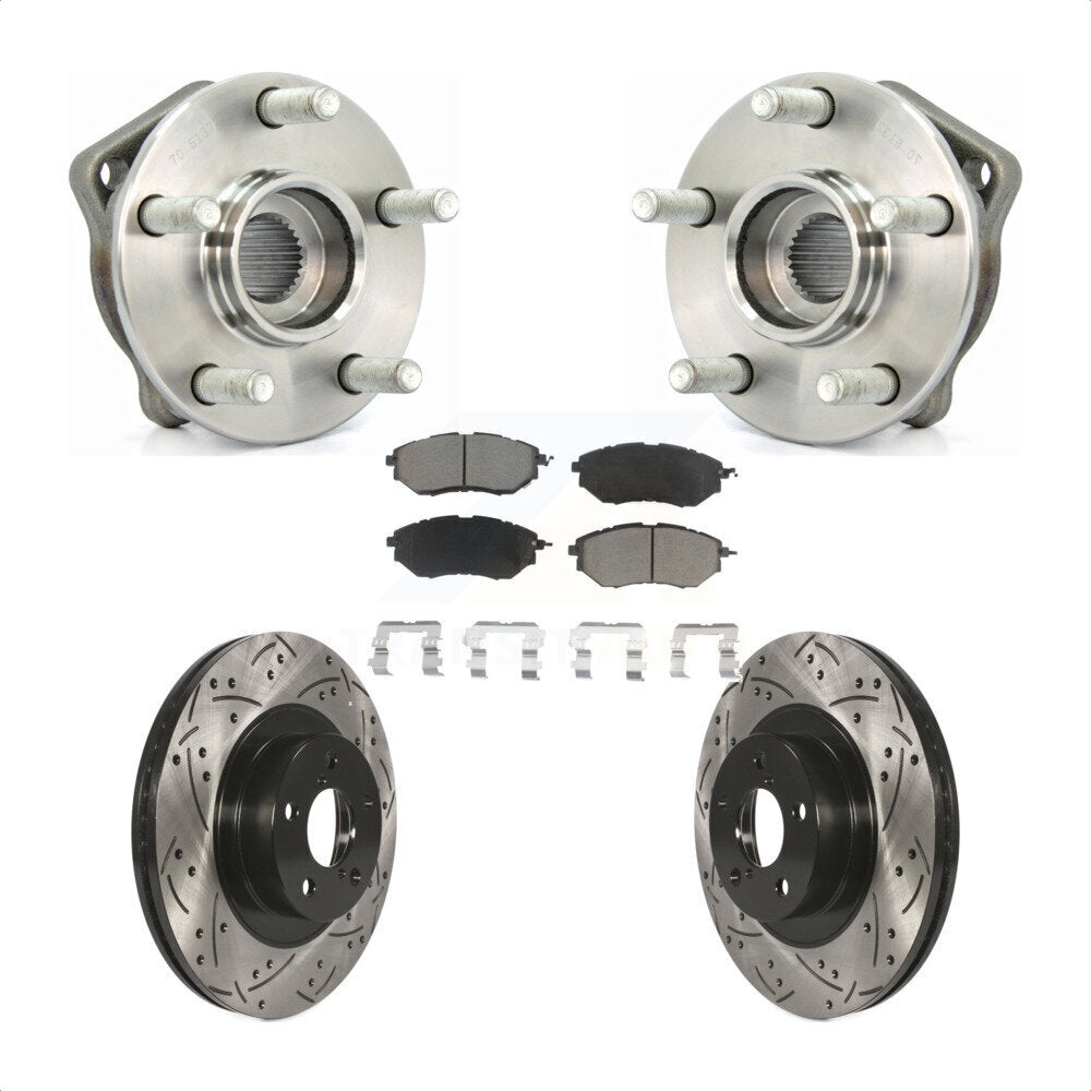 [Avant] Kit d'ensemble roulement de roue et moyeu pour 2009 Subaru Legacy 3.0 R avec 3.0L 292mm Diameter Rotor KBB-120241